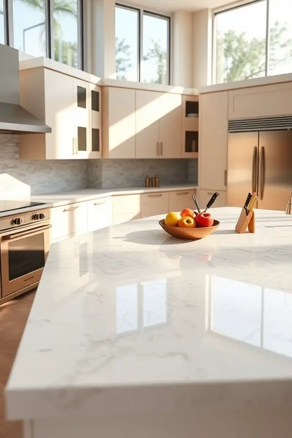 bold statement kitchen countertops