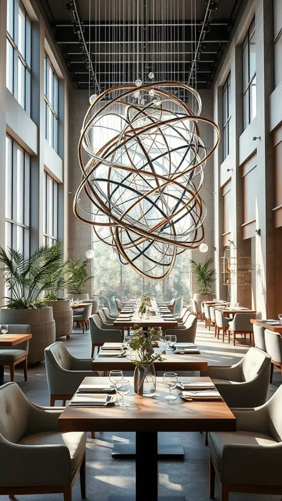 bold statement restaurant decor