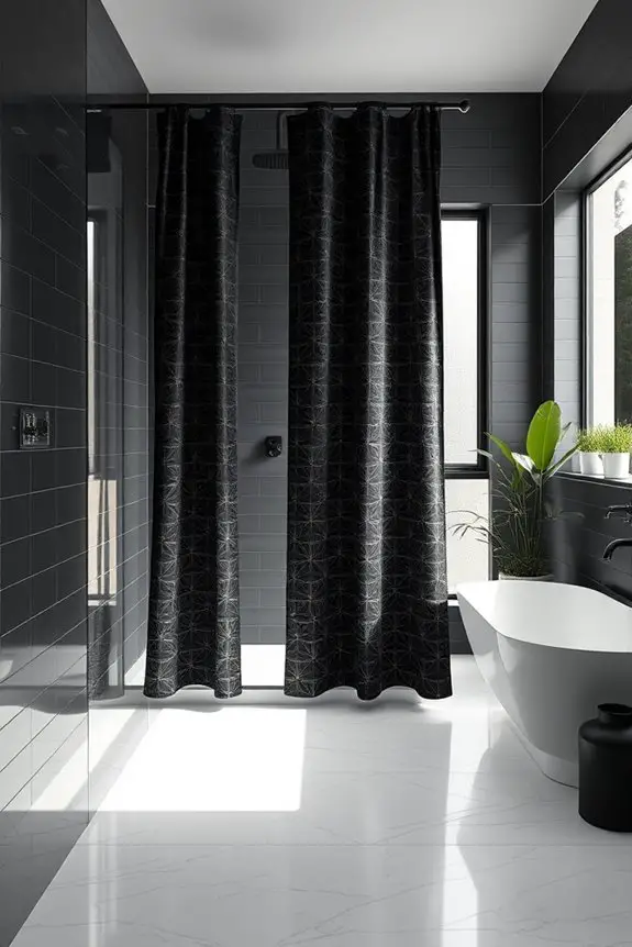bold statement shower curtains
