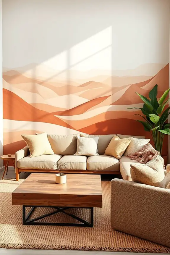 bold statement wall murals