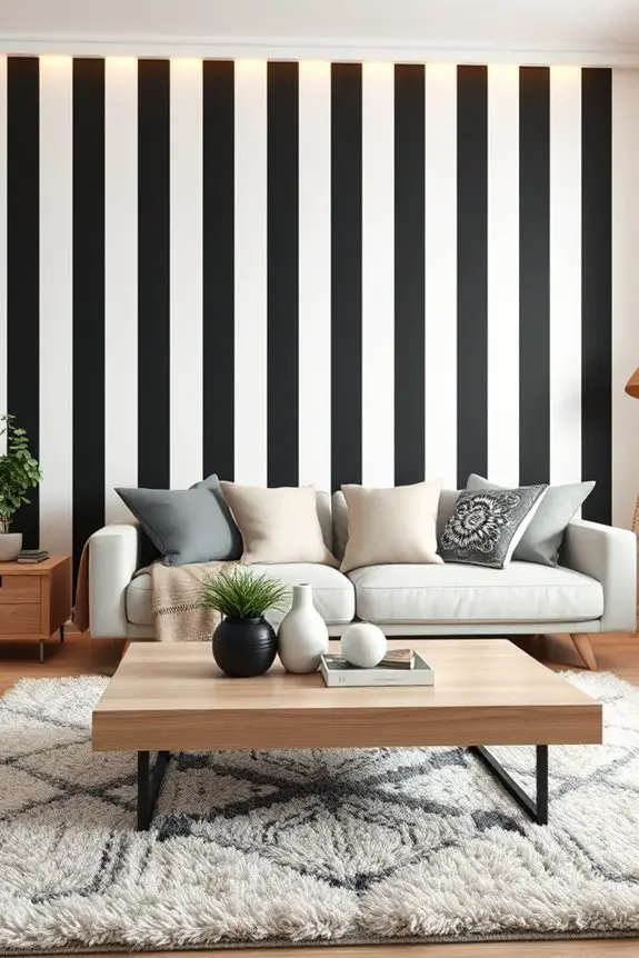 bold striped wall lighting