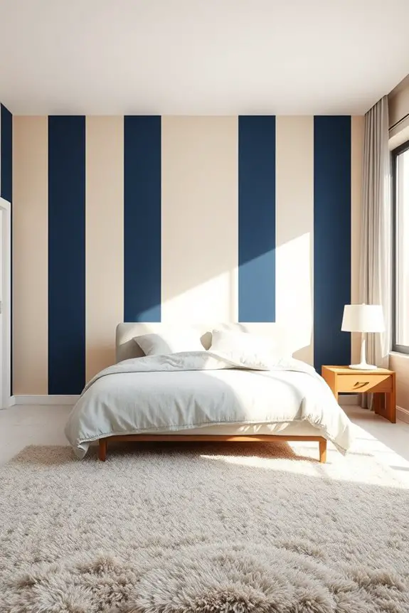 bold stripes transform bedrooms