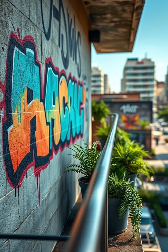 bold urban balcony transformation