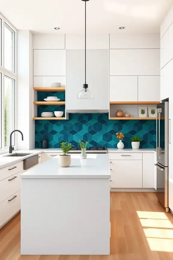 bold vibrant backsplash designs