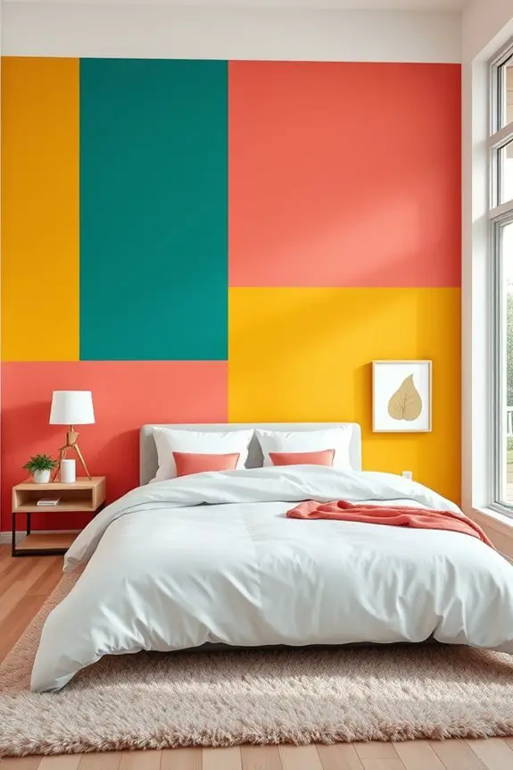 bold vibrant color compositions
