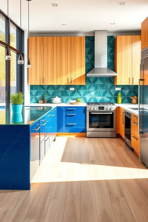 bold vibrant kitchen transformations