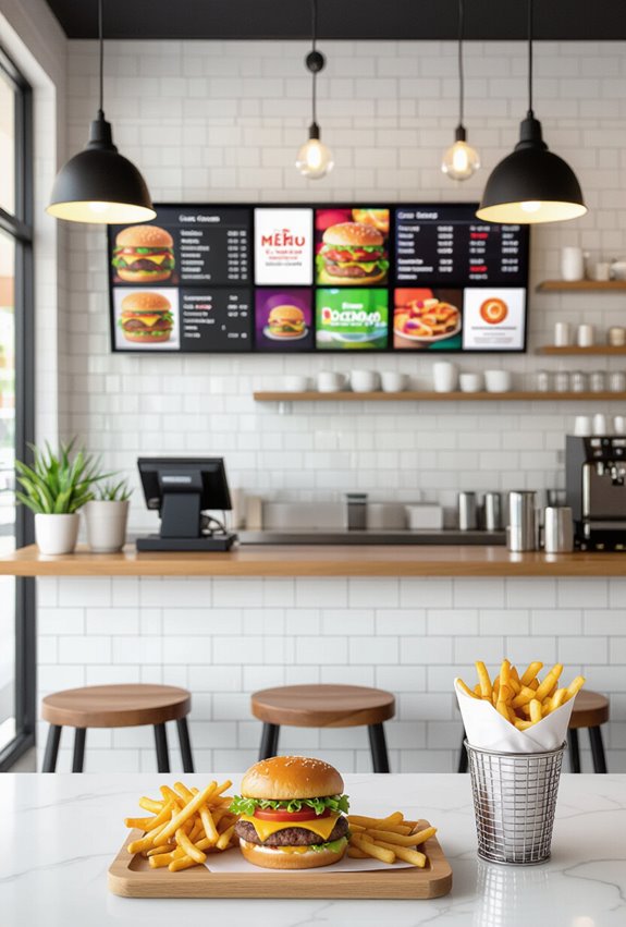 bold visual menu guidance