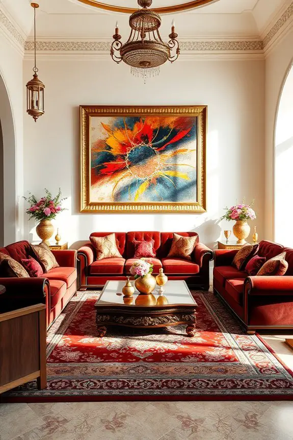 bold wall art accents