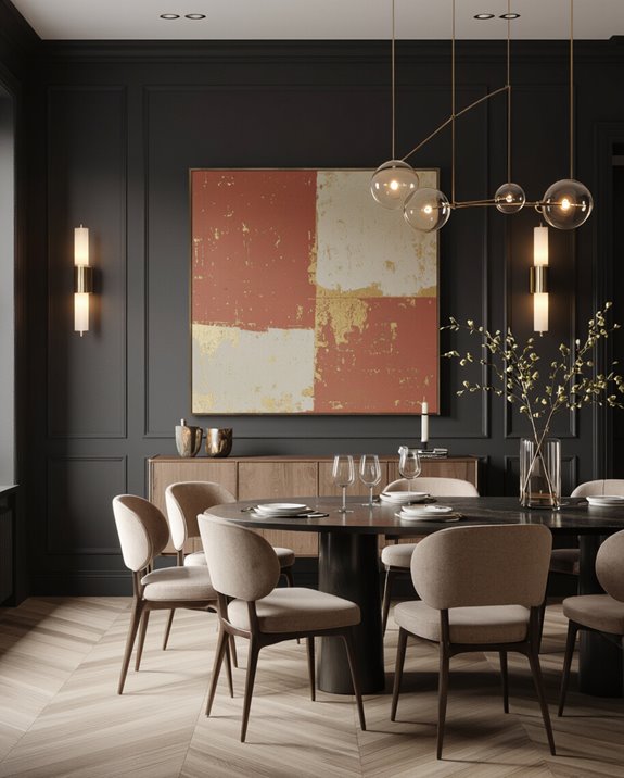 bold wall striking art