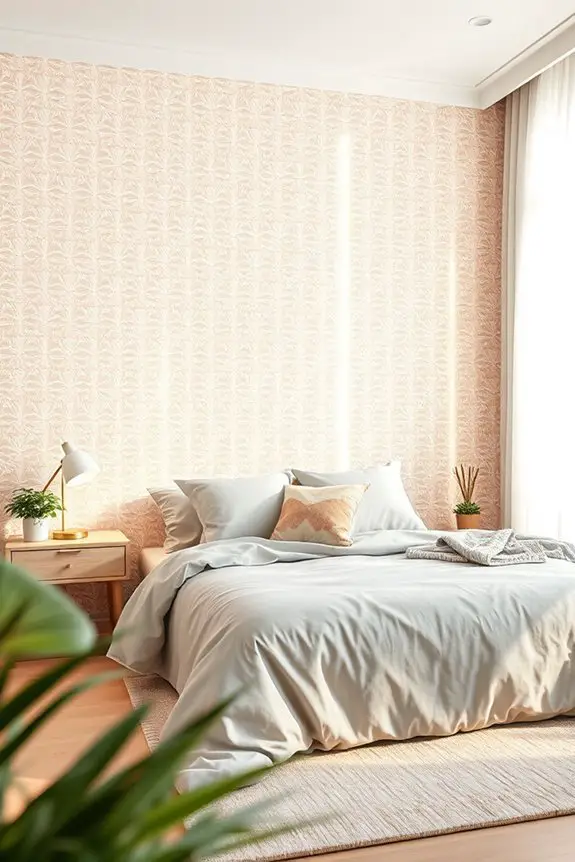 bold wallpaper accent wall