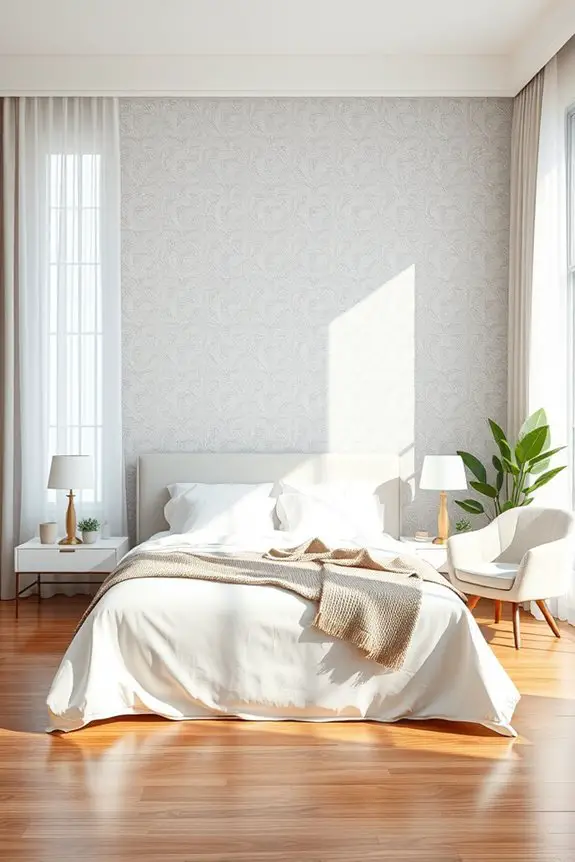 bold wallpaper feature wall