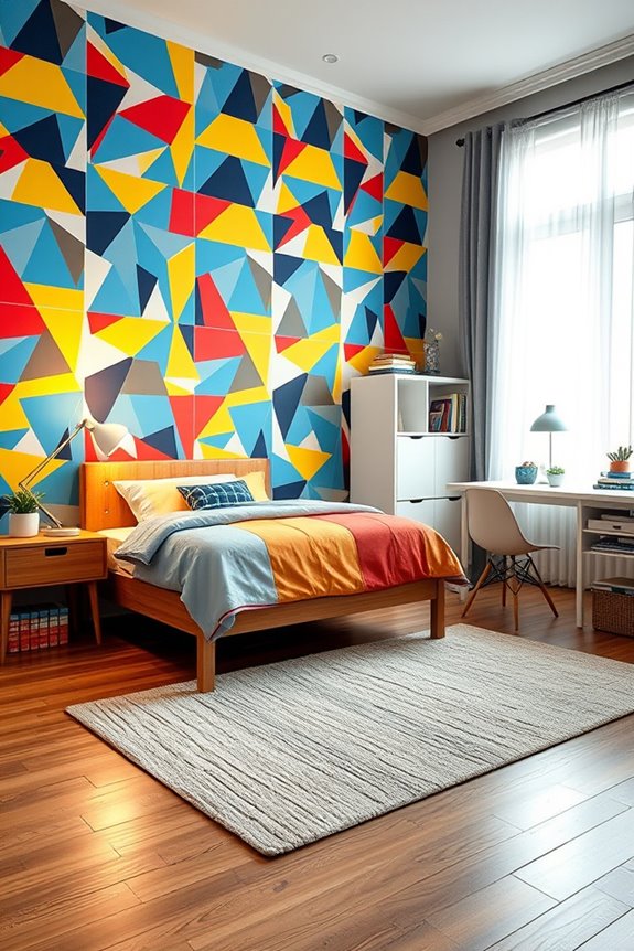 bold wallpaper for boys