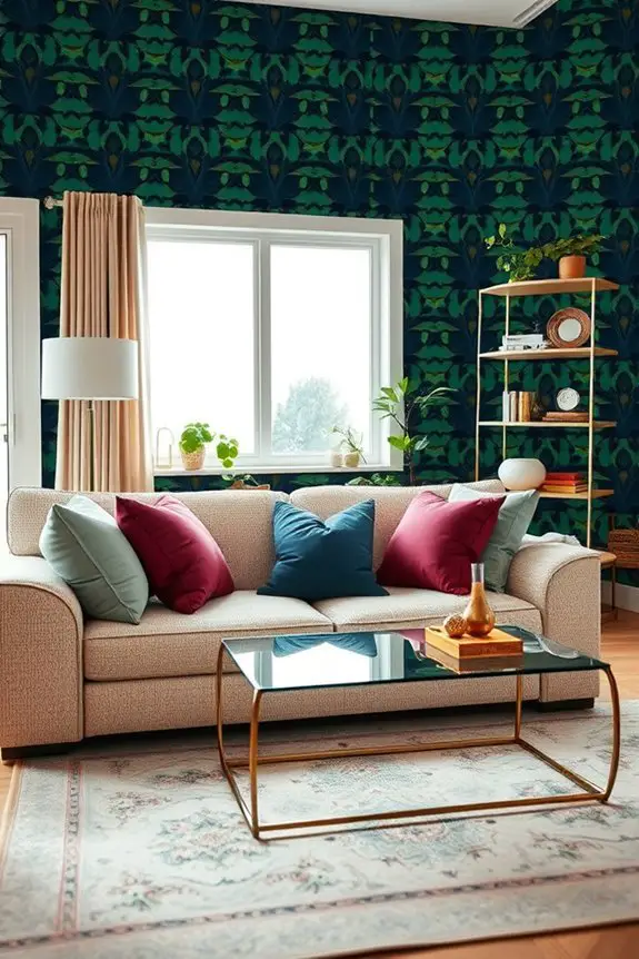 bold wallpaper transforms spaces