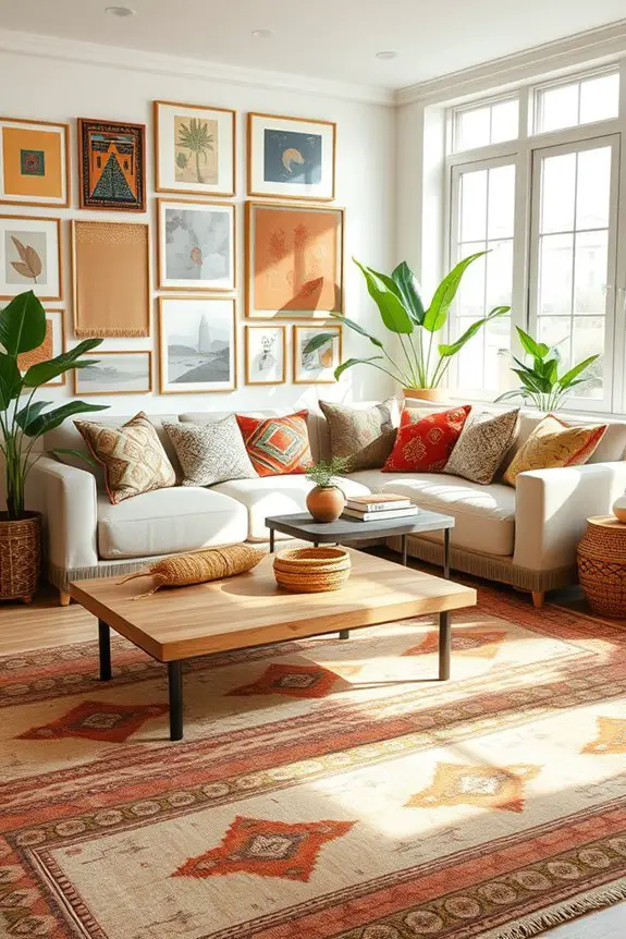boldly mix eclectic patterns