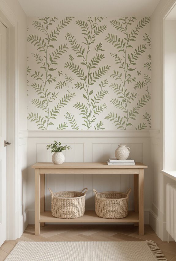 botanical accent alcove styling