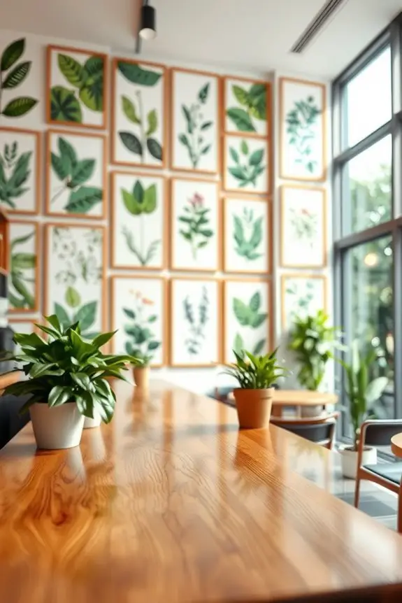 botanical prints for ambiance