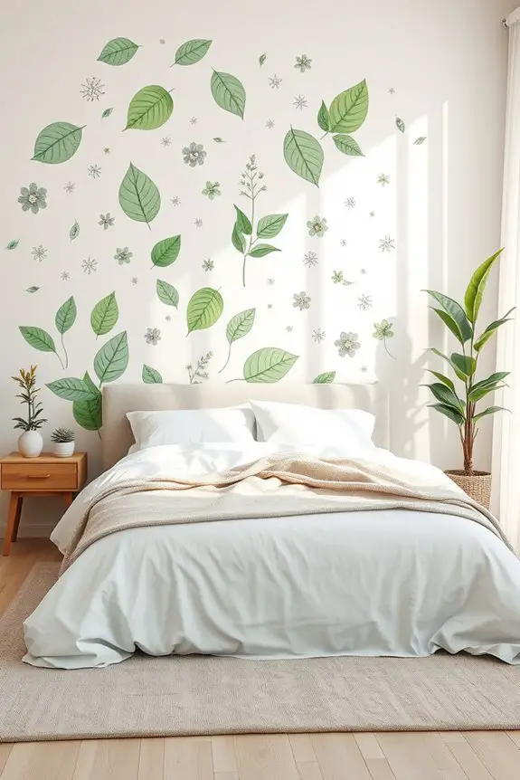 botanical wall decals decor