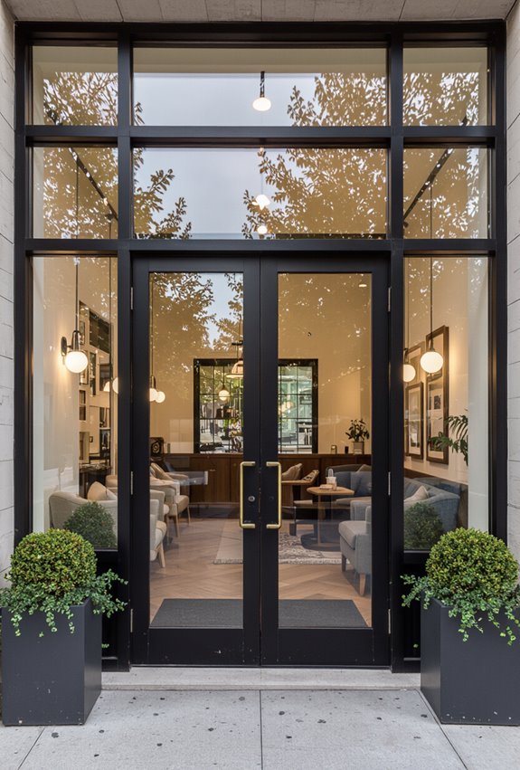branded custom entrance hardware