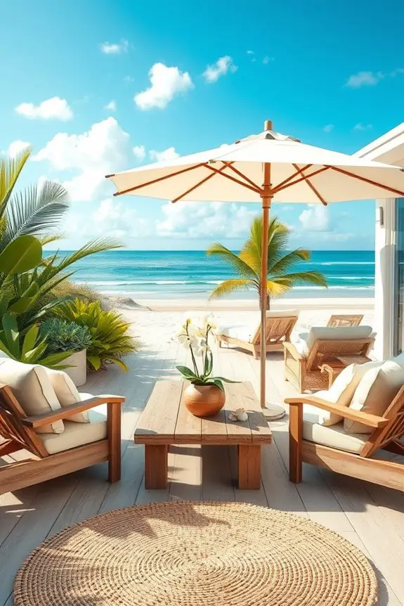 breezy beachside relaxation zones