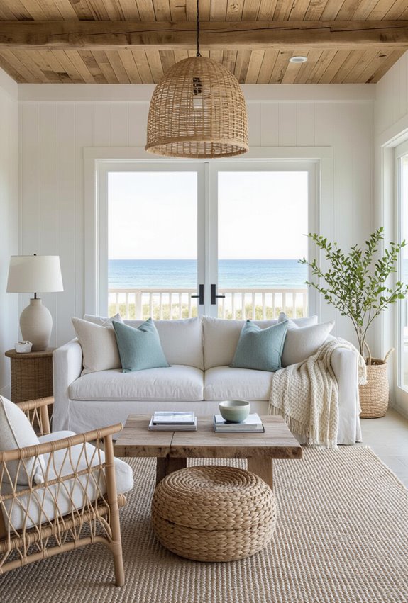 breezy sun bleached coastal minimalism