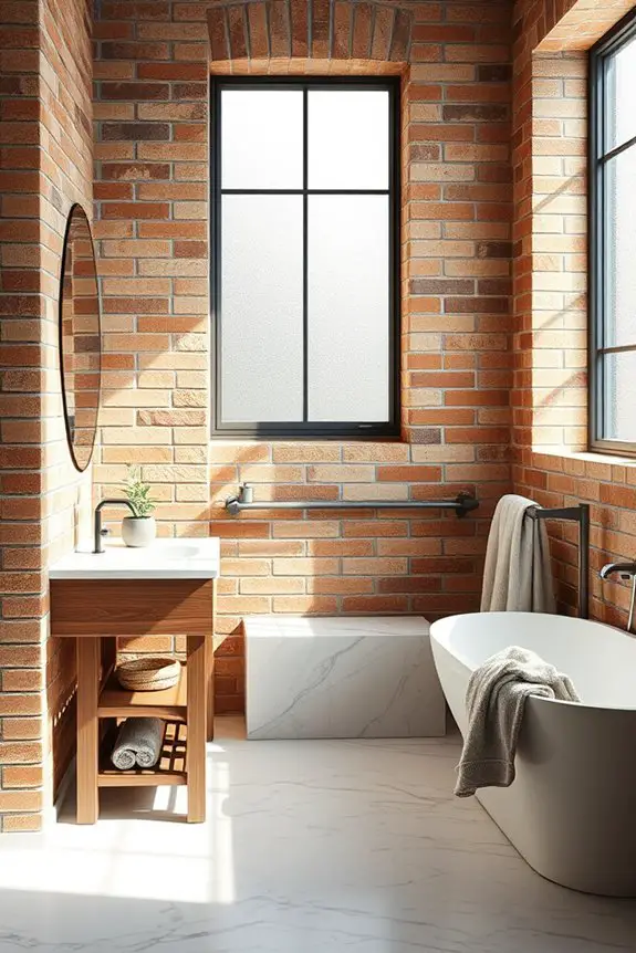 brick and marble elegance