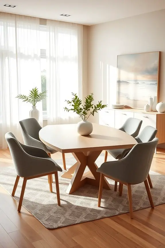 bright airy dining transformation