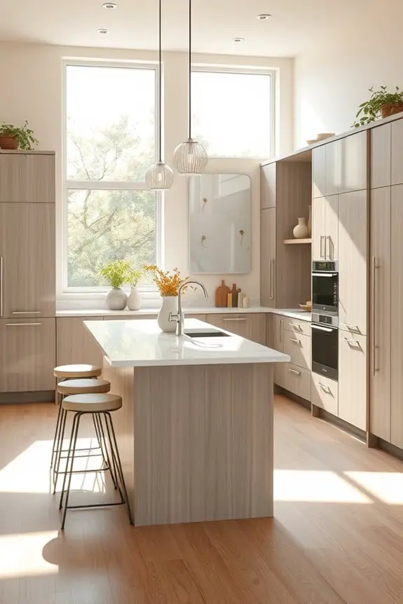 bright airy kitchen design