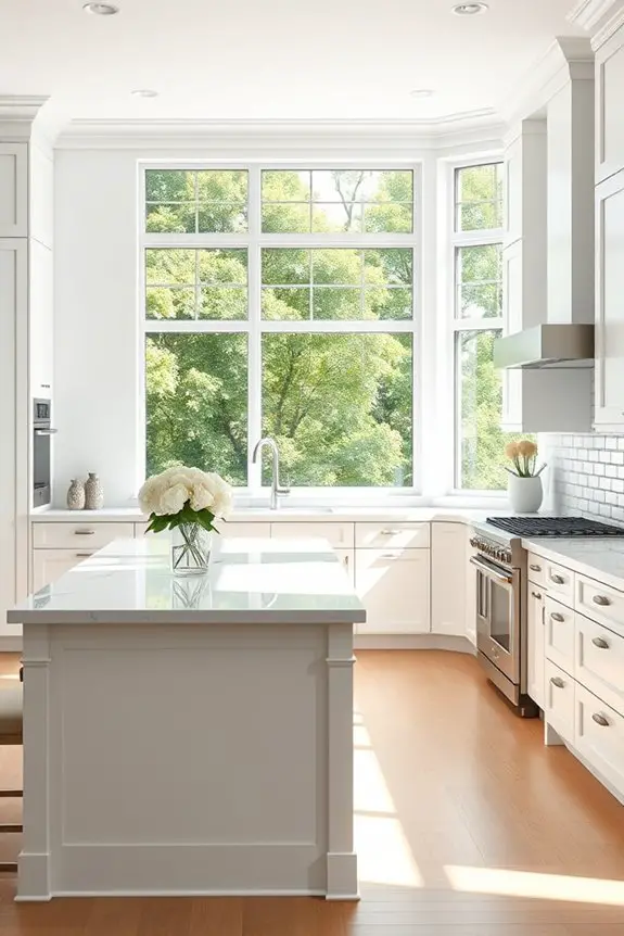 bright airy kitchen oasis