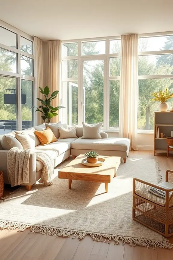 bright airy living sanctuary