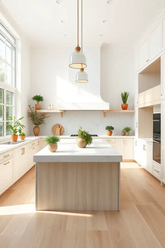 bright airy mediterranean kitchen