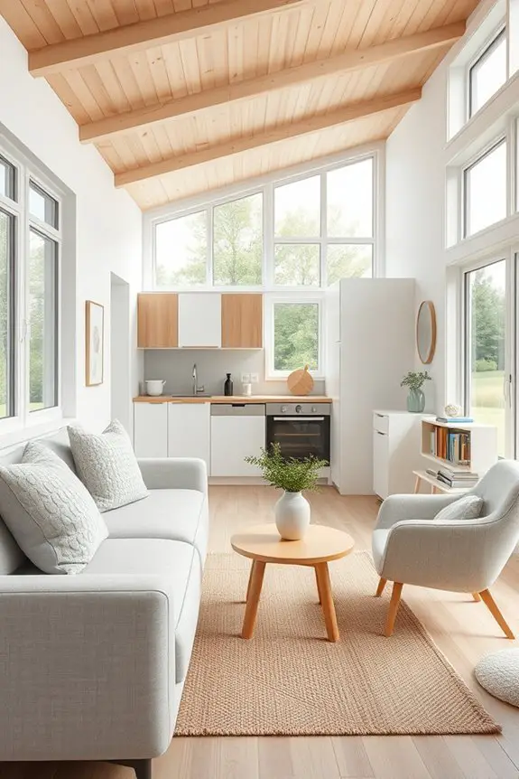 bright airy minimalist sanctuary