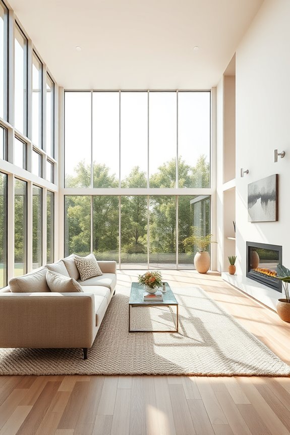 bright airy natural ambiance