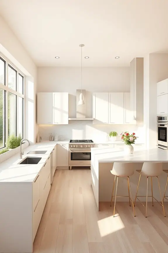 bright airy sustainable kitchen