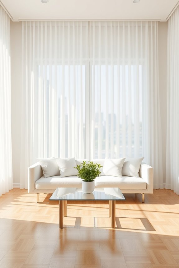 bright airy white treatments