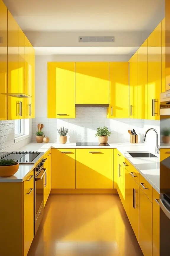 bright cheerful kitchen transformation