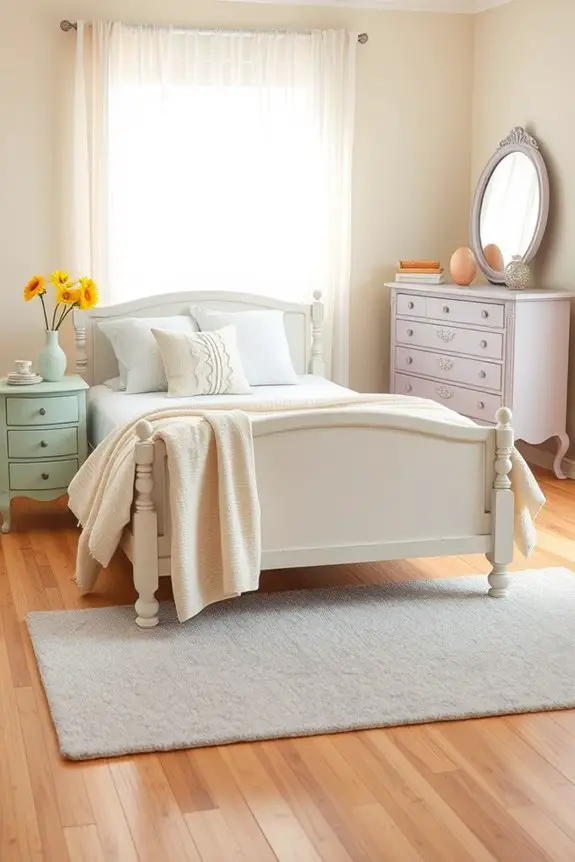 bright coastal bedroom accessories