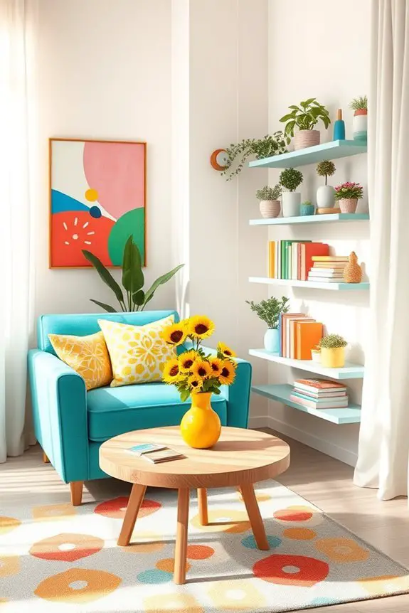 bright colors clever design