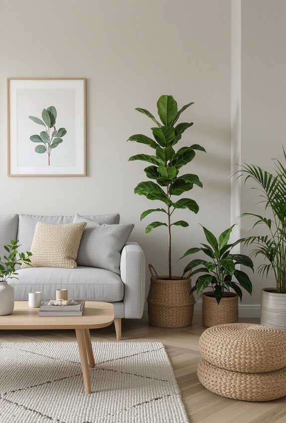 bring greenery for softness