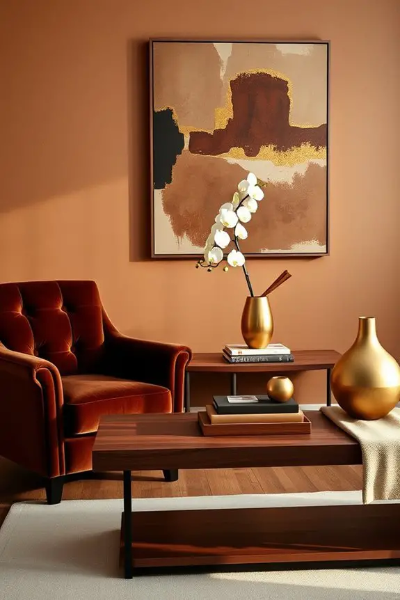 brown accent furniture harmony