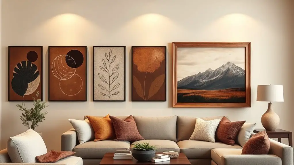 brown wall art inspiration