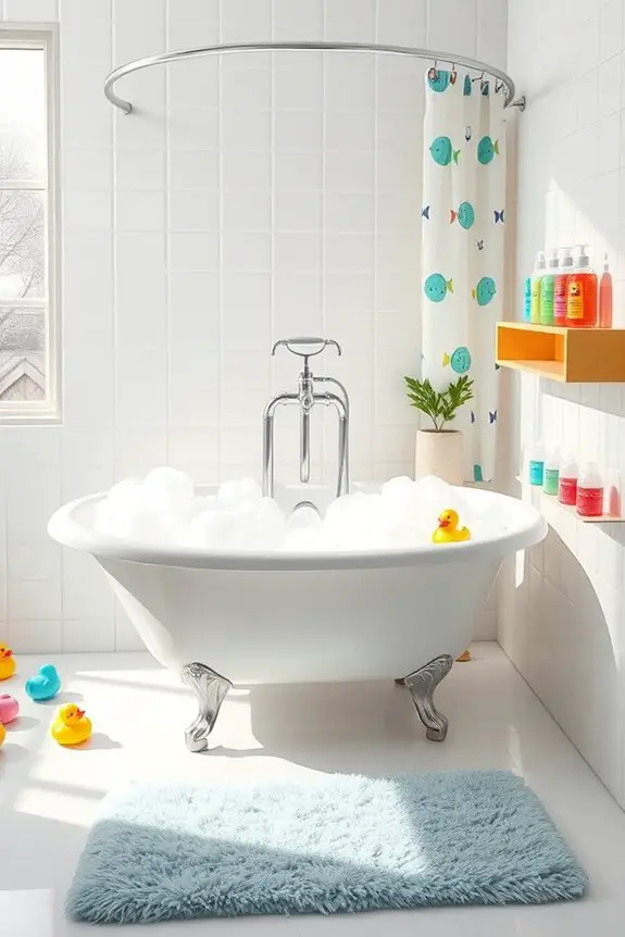 bubble bath fun station