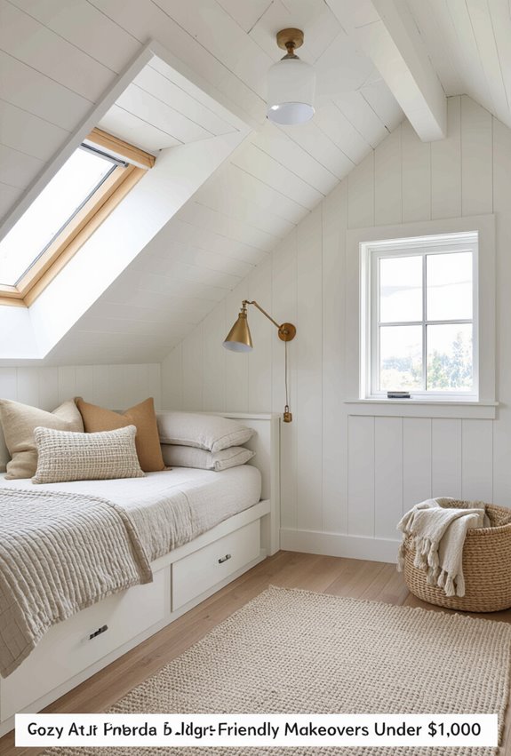 budget friendly attic bedroom refresh
