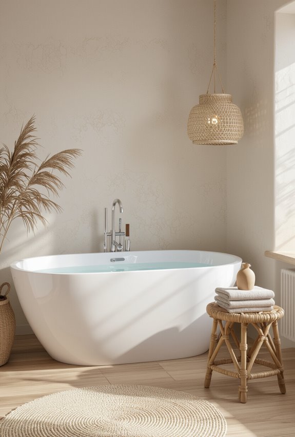 budget friendly boho bathroom swaps