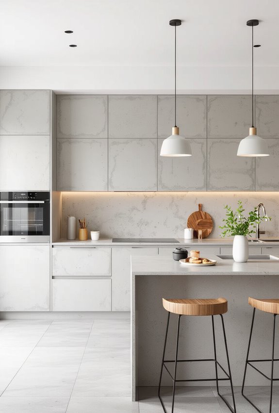 budget friendly concrete look tiles
