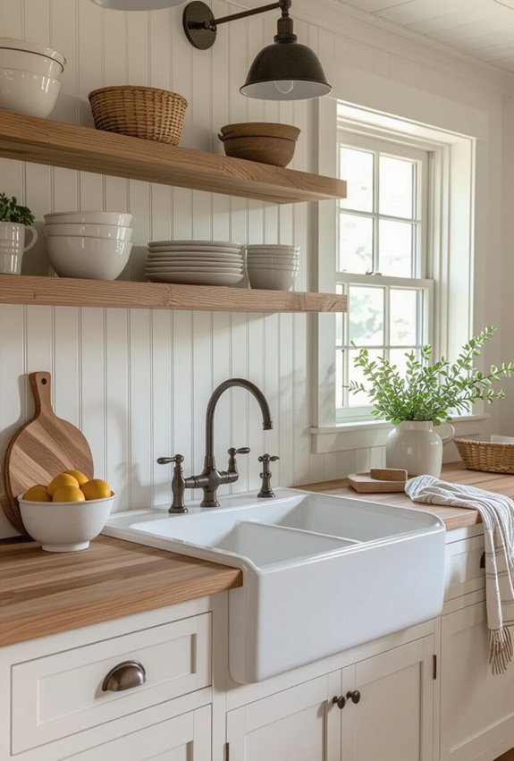 budget friendly diy beadboard backsplash