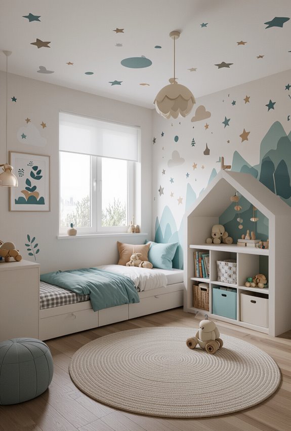 budget friendly playful ceiling updates