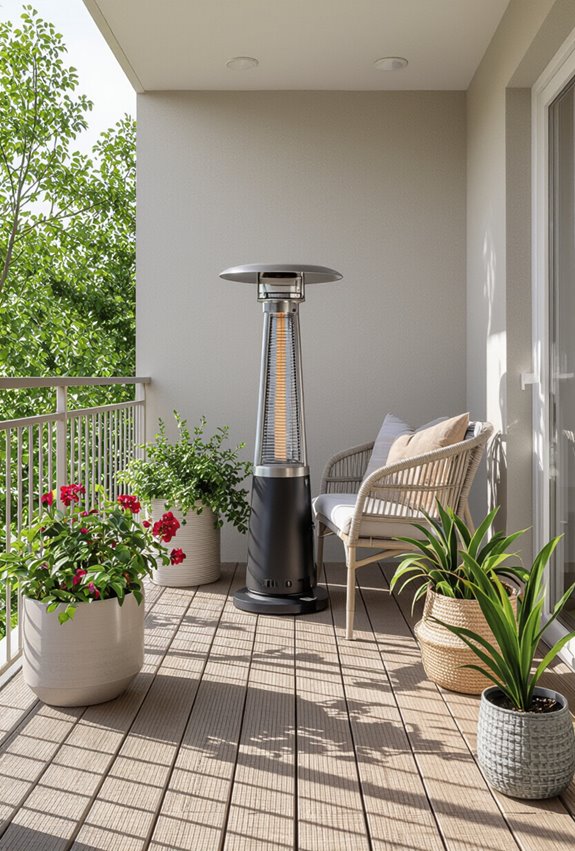 budget friendly year round balcony heating