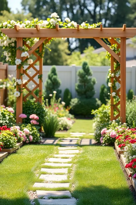 build a stunning trellis garden