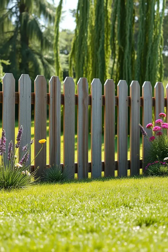 build charming rustic fence
