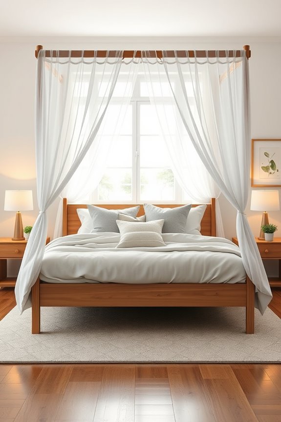 build elegant canopy bed